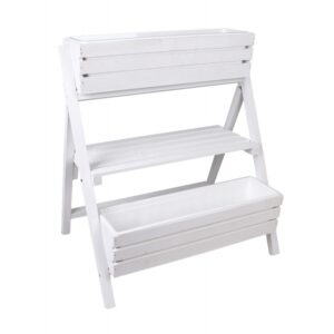 Stojan na kvety – biely – TD114-W