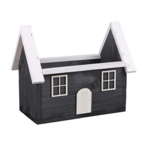 Drevená búdka pre vtáčiky TD122.SZ – šedá