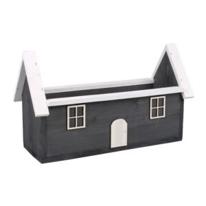 Drevená búdka pre vtáčiky TD123.SZ – šedá