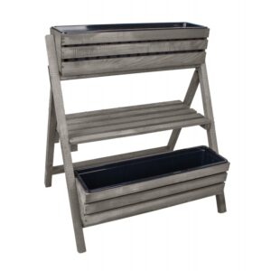 Stojan na kvety – šedý – TD114-W.SZ